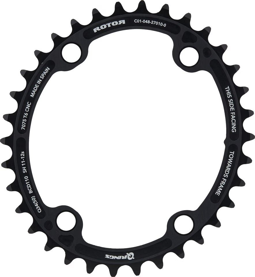 Převodník Rotor Road, 4-ramenný QRINGS 110 mm BCD 11/12 spee