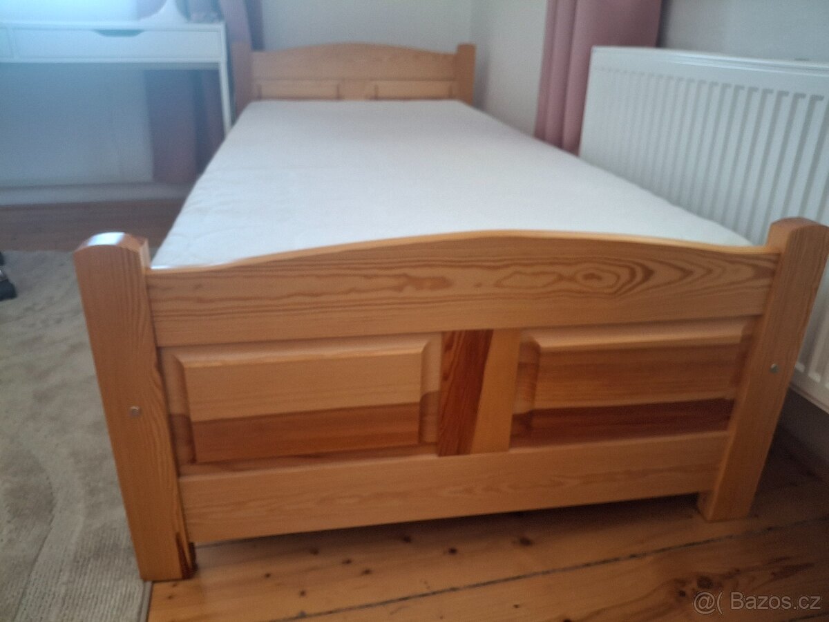 Postel masiv + matrace