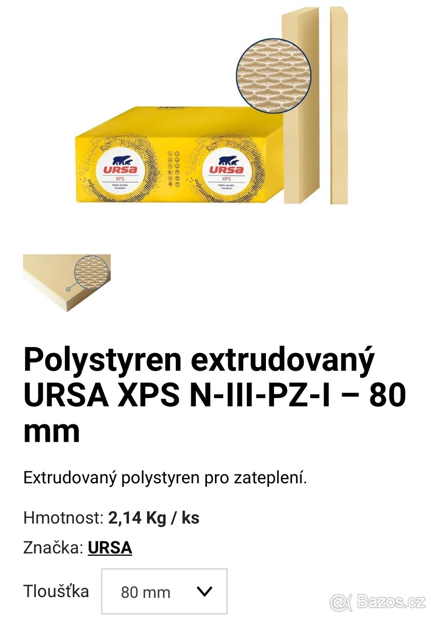 XPS 80mm