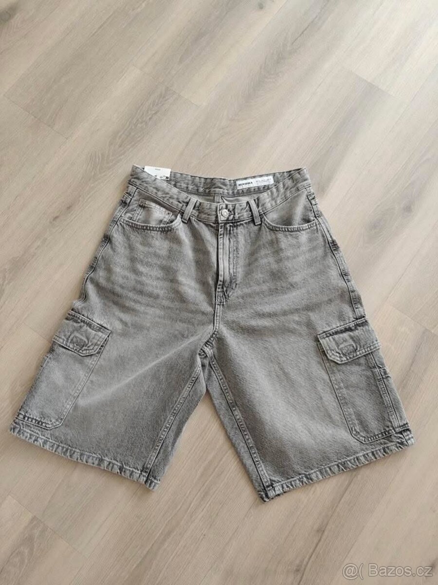 Pánské baggy kraťasy Bershka