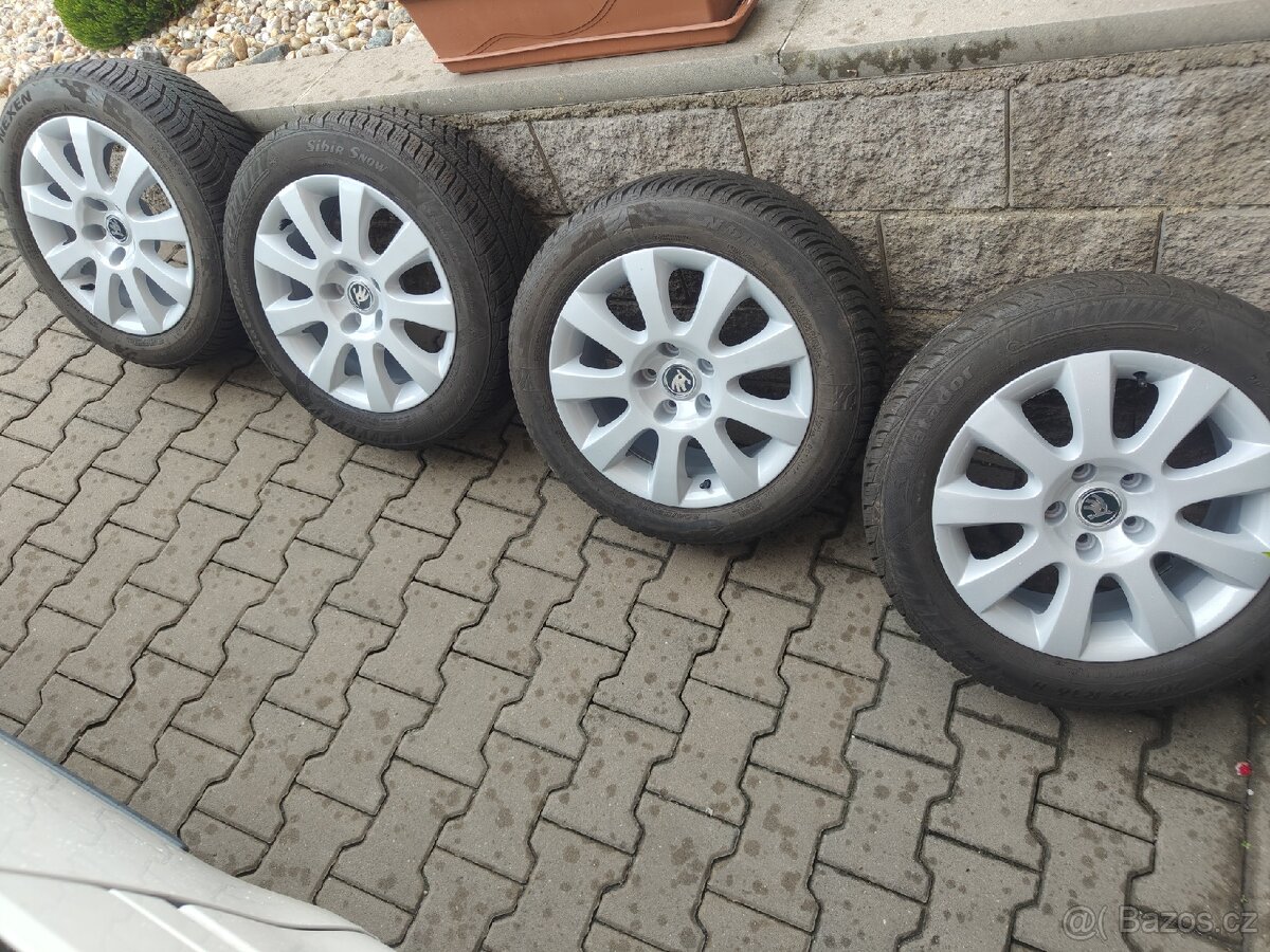 ALU disky originál Škoda 5x112 r16
