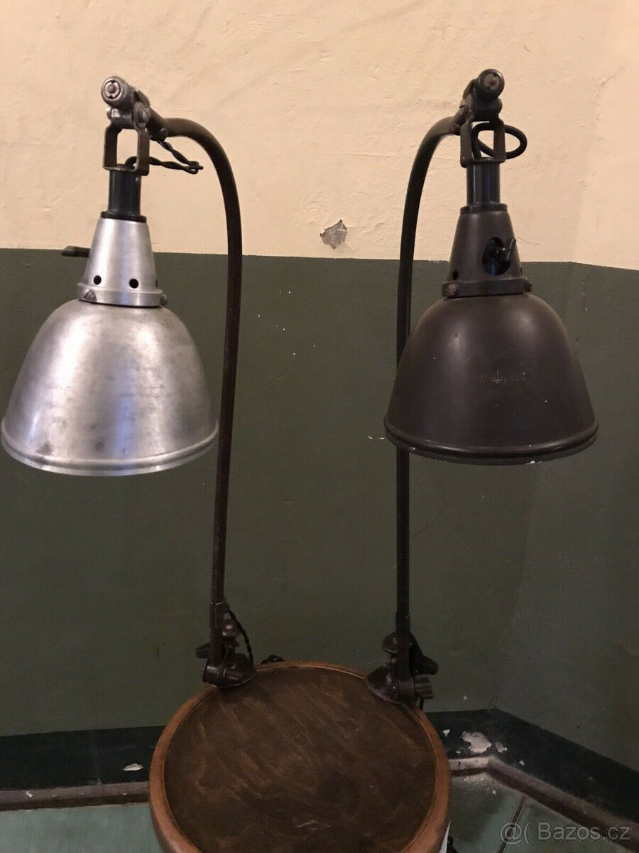 2 x lampa MIDGARD 113, bič D.R.G.M. Curt Fischer, 30. a 40.