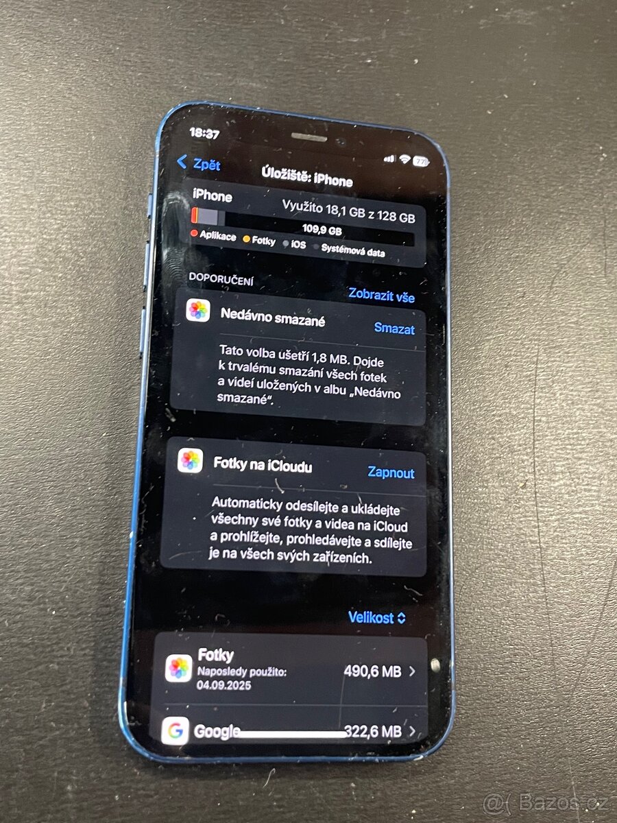 Apple Iphone 12 mini 128GB modrý