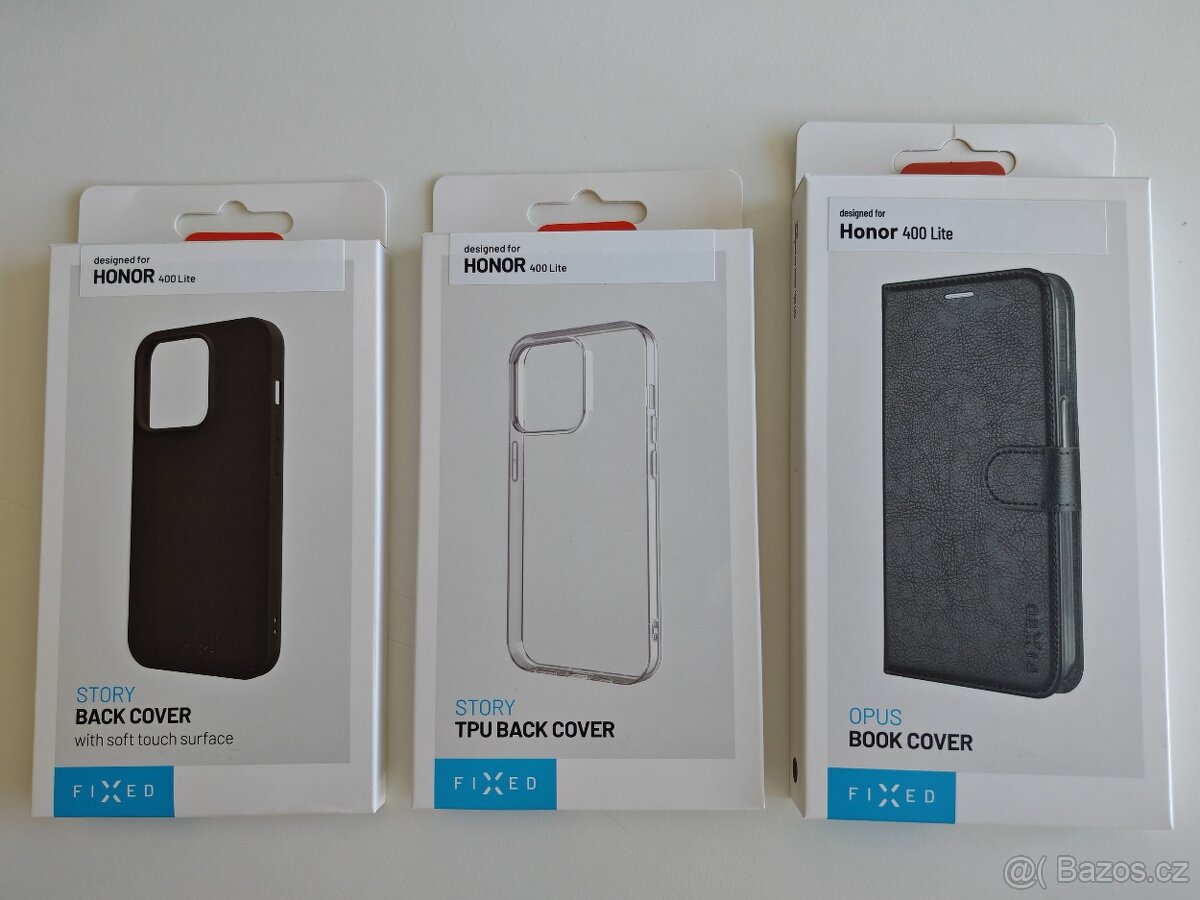 HONOR 400 lite kryty - silikonový, knížka