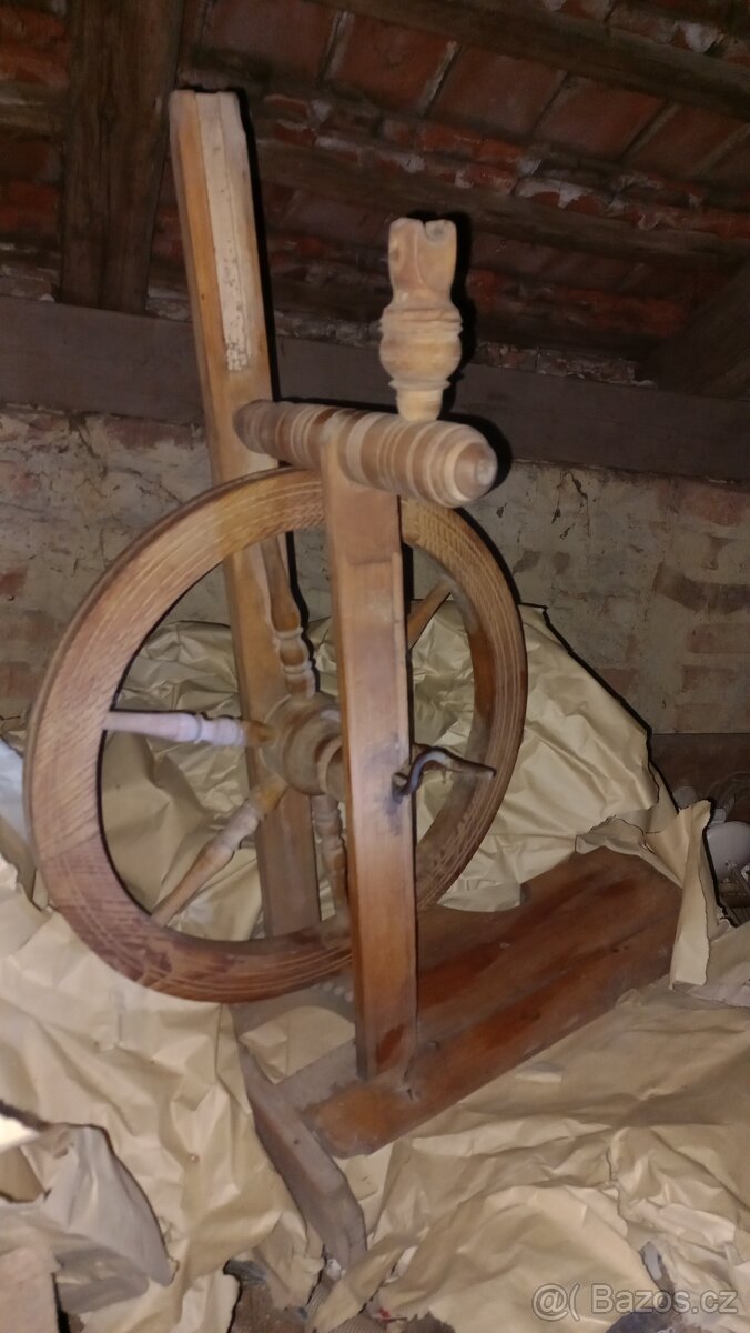 Dřevěný kolovrat