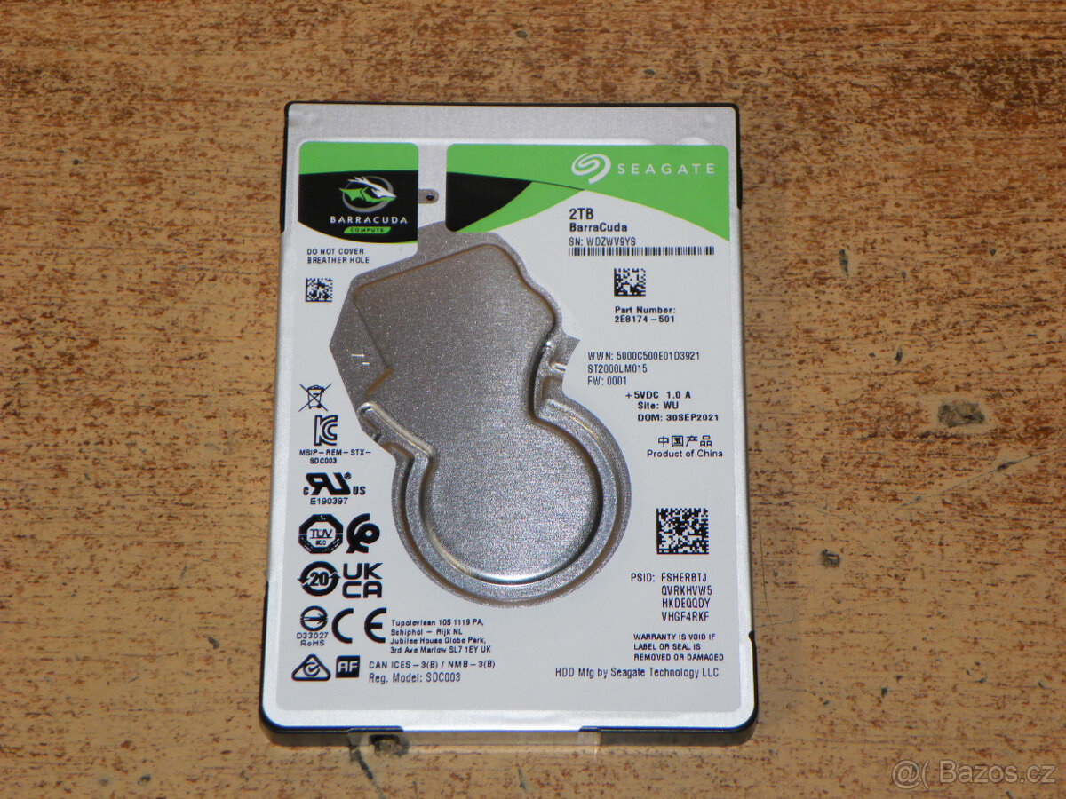 Hard disk 2,5" SEAGATE BarraCuda 2 TB SATA III