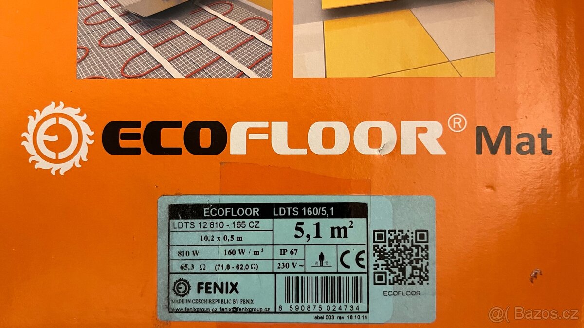 TOPNÁ ELEKTRICKÁ ROHOŽ ECOFLOOR 5.1m