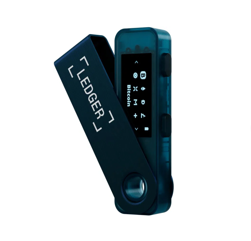 Ledger Nano S Plus peněženka crypto Hardware wallet blue