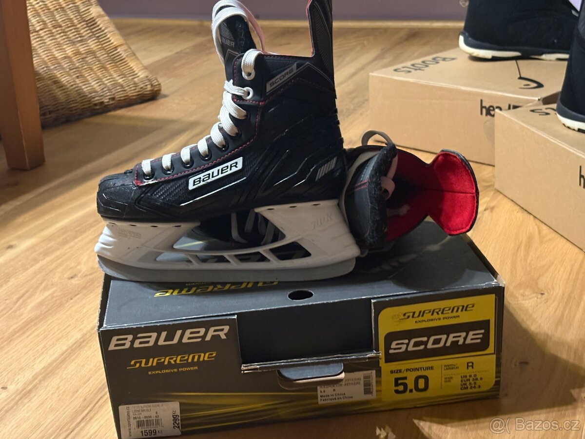 Hokejové brusle Bauer 38,5