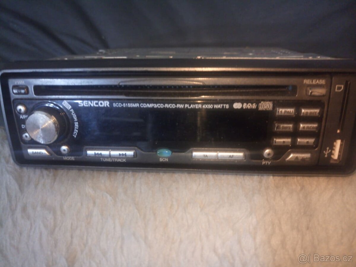 SONY + BLAUPUNKT + SENCOR (CD, SD, USB) - autorádia s CD