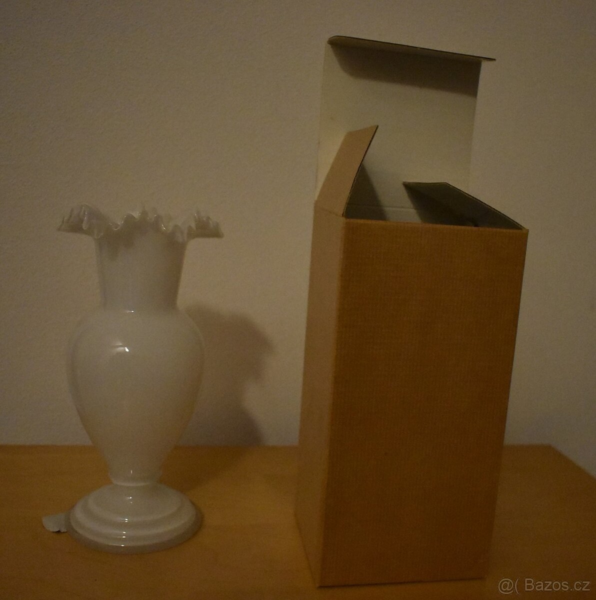 Váza triplex bílá