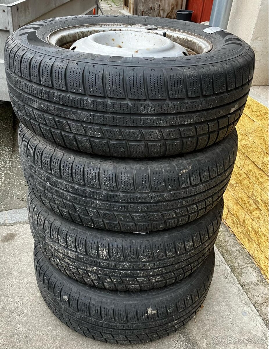 Kola 5X100 R16 + pneu 215/65 r16 zimní