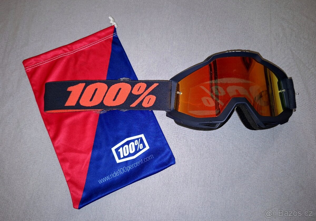 MX brýle 100% - Accuri Matte Gunmetal