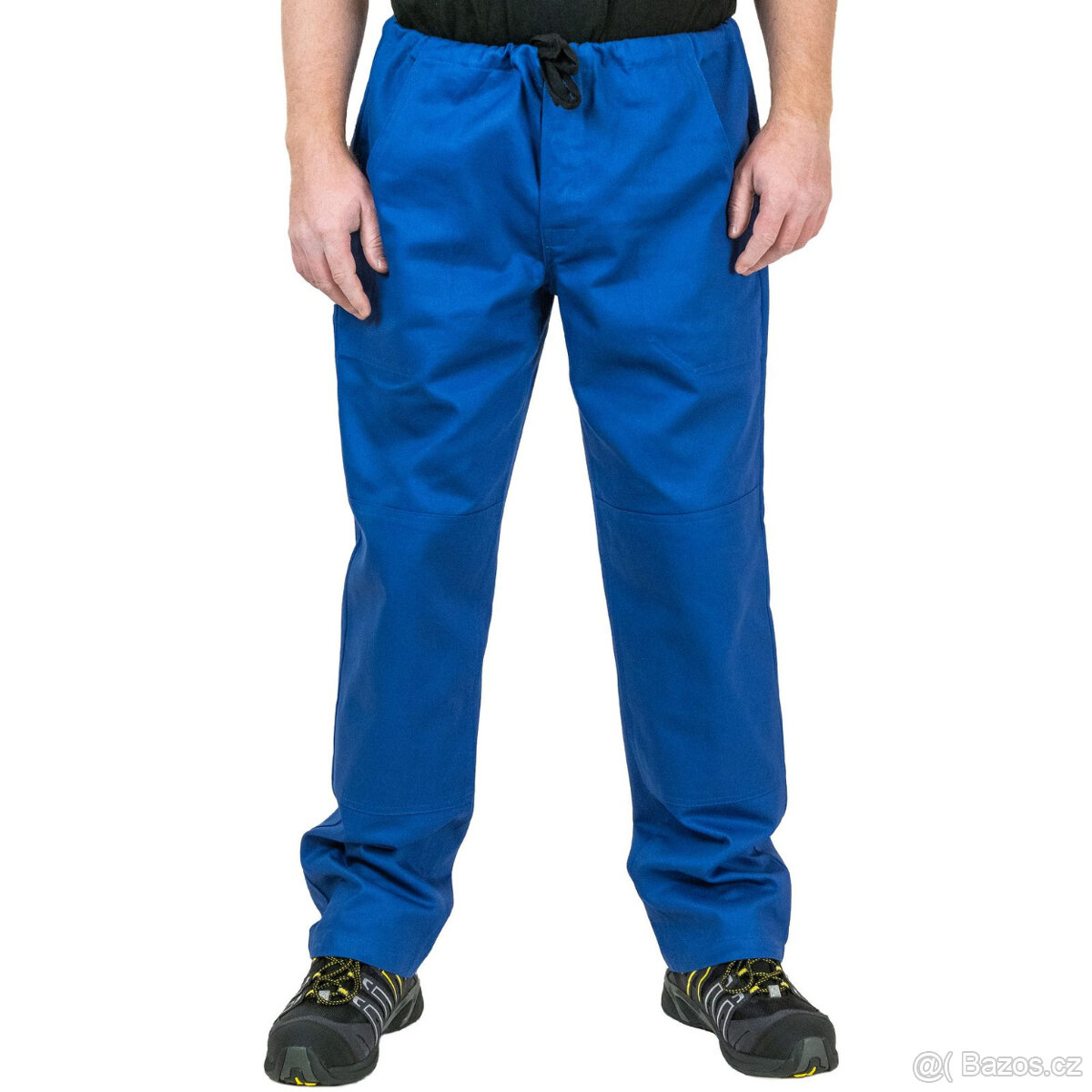 Panské pracovní kalhoty modré.