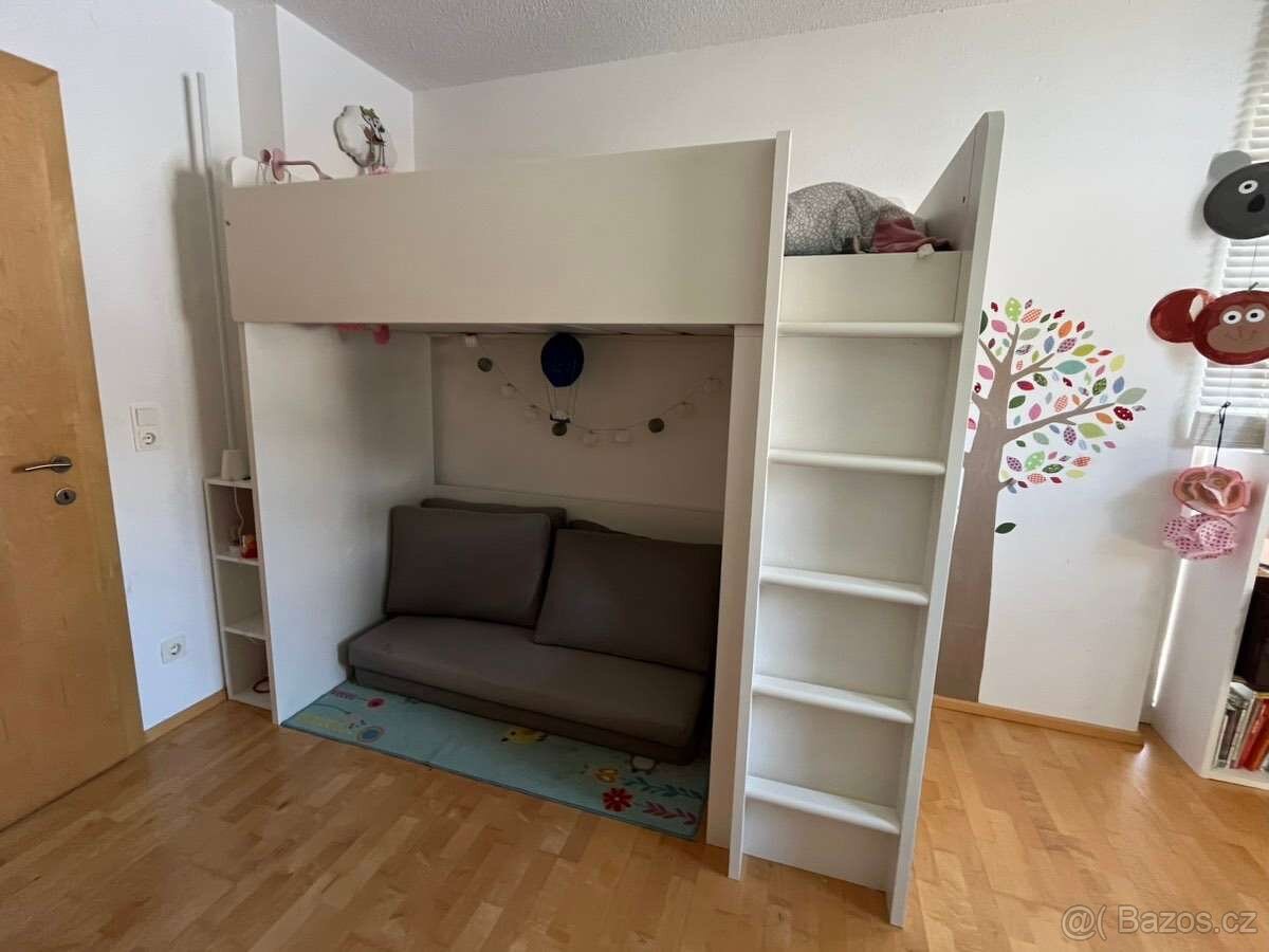 IKEA STUVA vysoká postel pc 14 000,- Kč