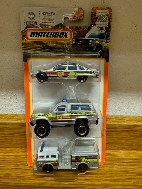 Matchbox 3 pack nové