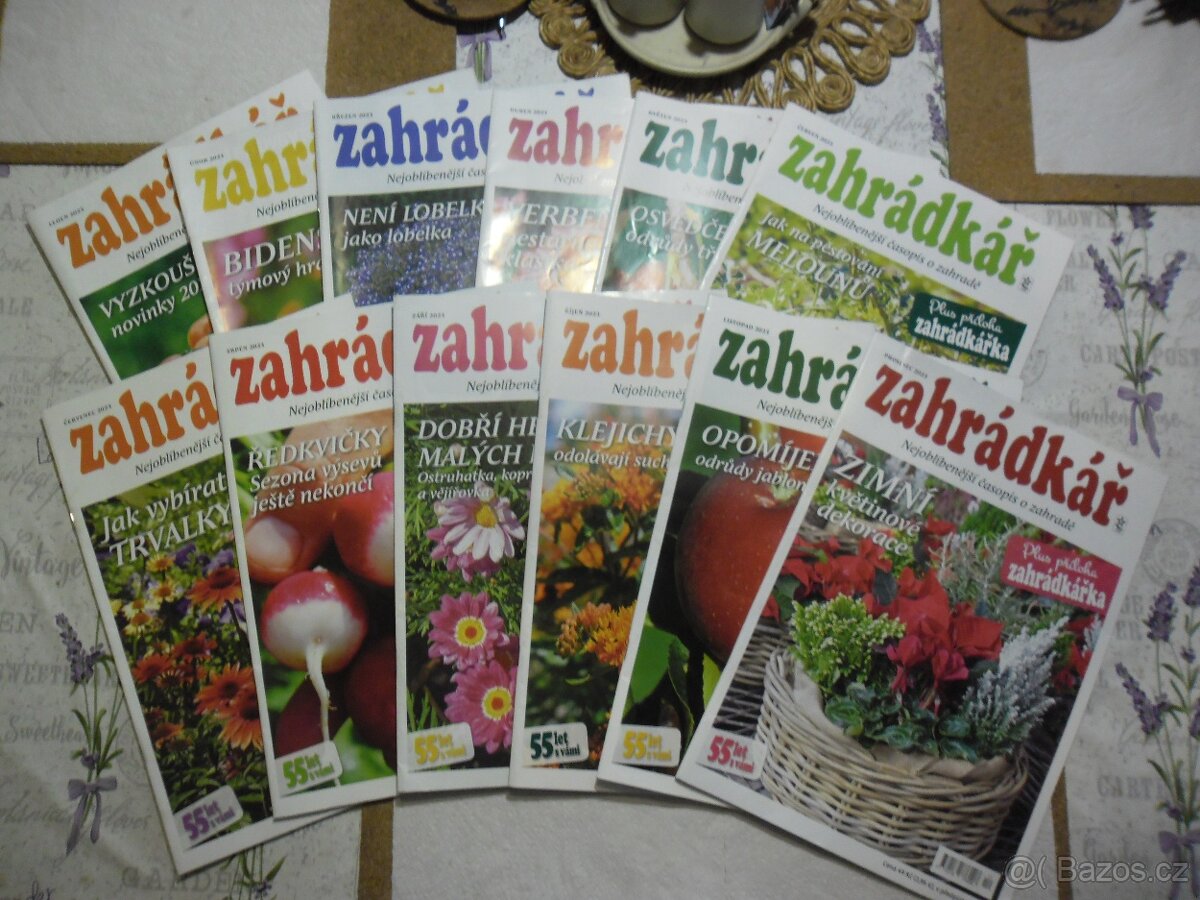 Prodám časopisy Zahradkář
