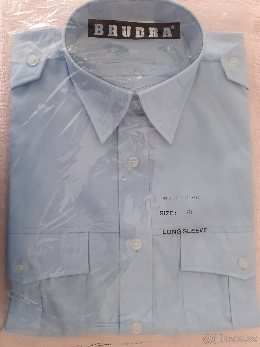 Nová košile sv.modrá vel. 41
