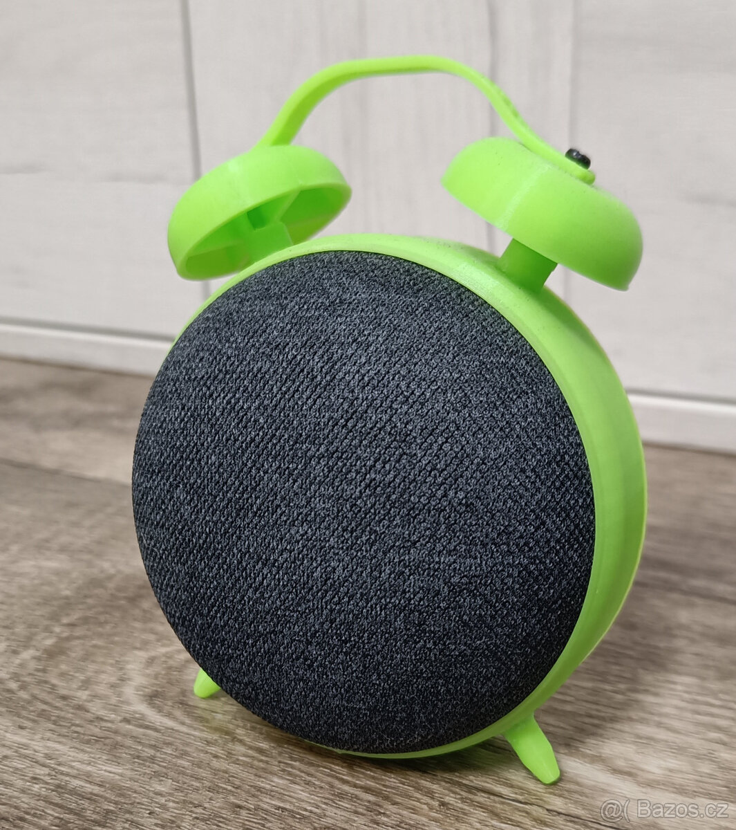 Google Home mini - 3D budík - hlasový asistent
