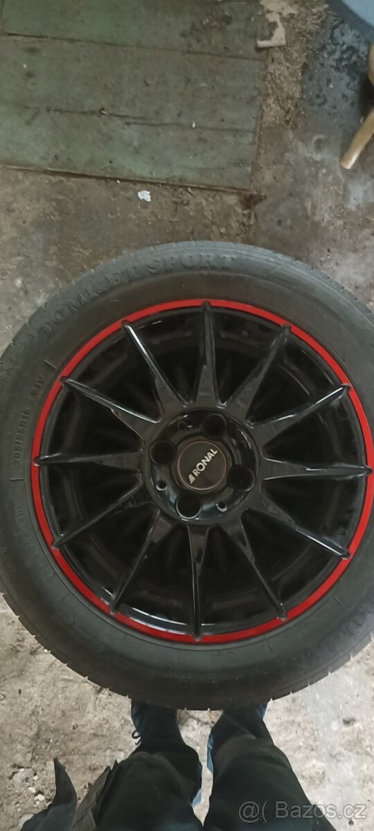 Litá kola i s pneu 205/55 r16