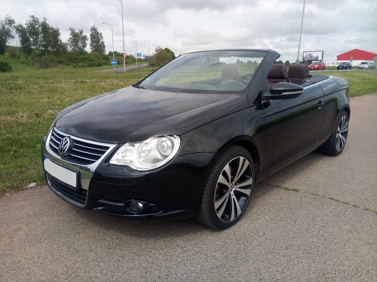 VW Eos 1,4TSi, KŮŽE, DIGIKLIMA, SERVISKA