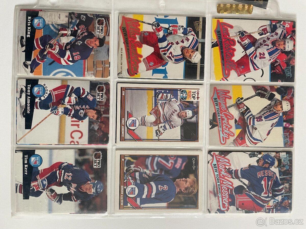 Hokejové karty New York Rangers