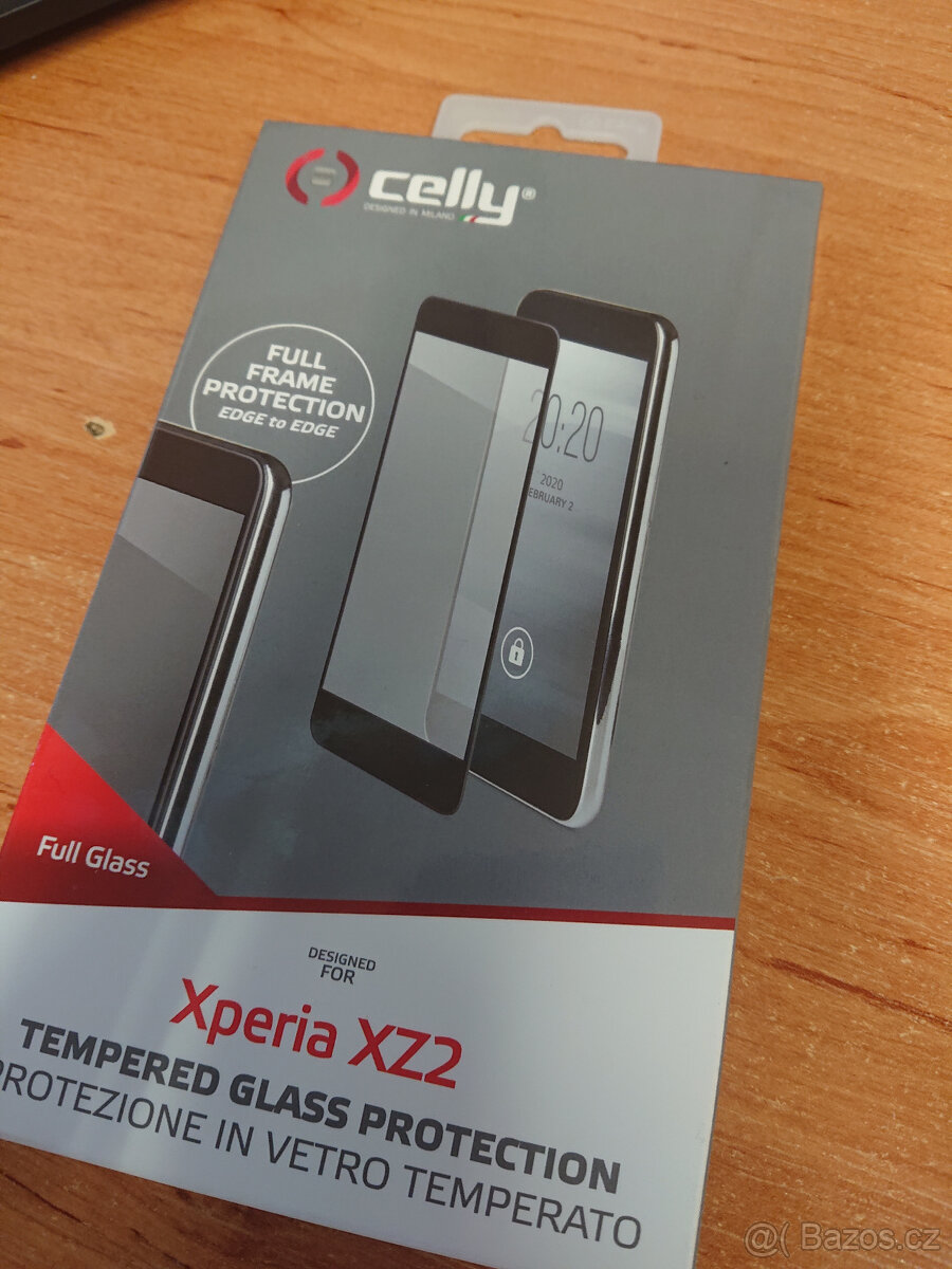 Bezpečnostní sklo pro Sony Xperia XZ2 černé