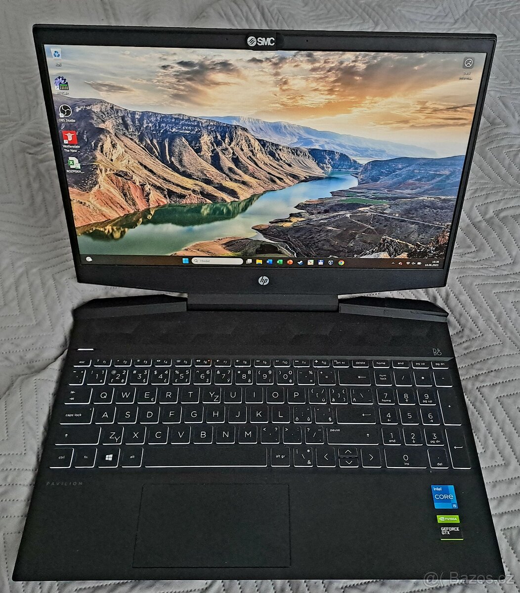 Notebook herní HP Pavilion Gaming 15