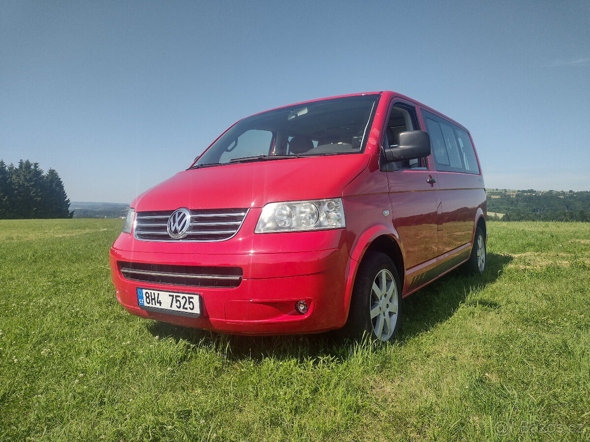 VW T5 1,9TDI 77kw Caravella 9-míst
