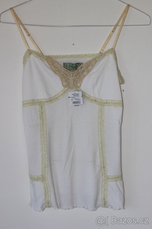 Nový letní top s krajkou Free People vel. L (M)
