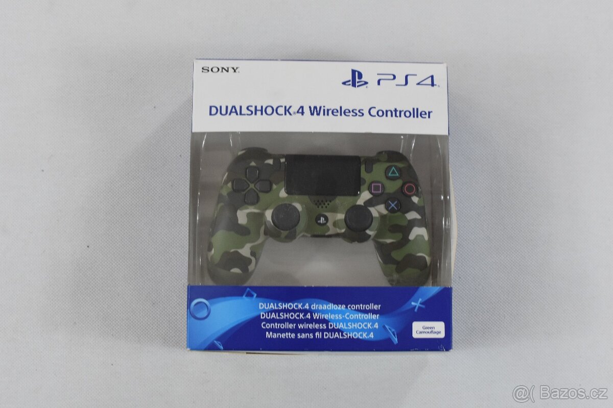 Sony DualShock 4 - Green Camouflage (Zánovní) Záruka