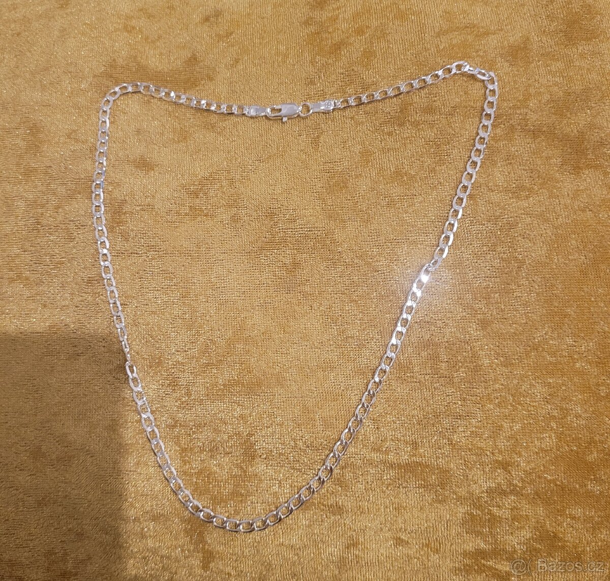 Nový dámský stříbrný náhrdelník 925 na 45 cm