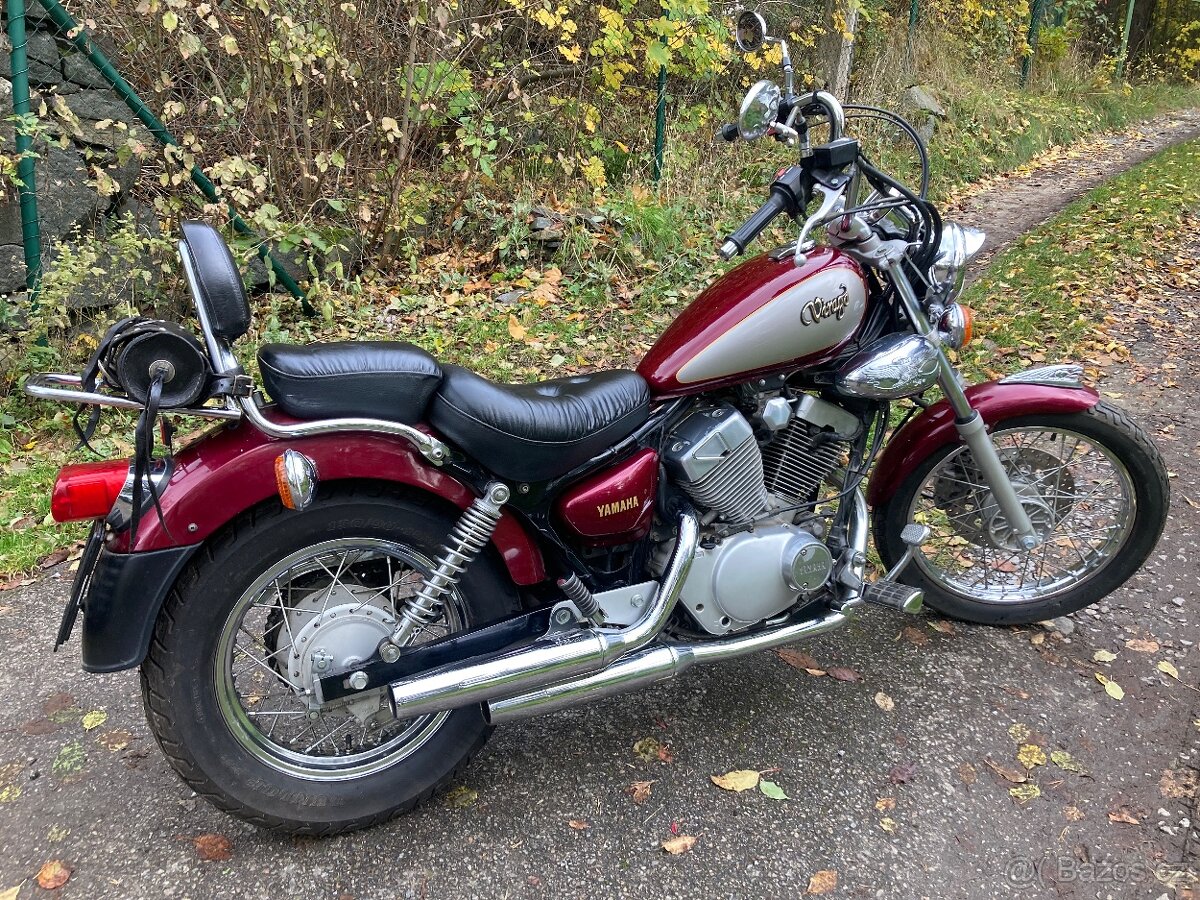 Yamaha Virago - krásný stav, nízký nájezd, zimní cena