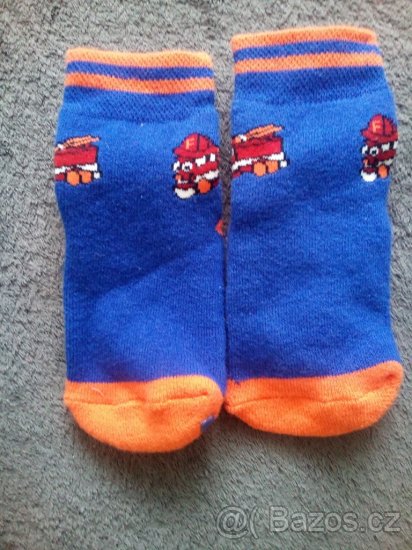 Dětské teplé protiskluzove ponožky vel. 19-22