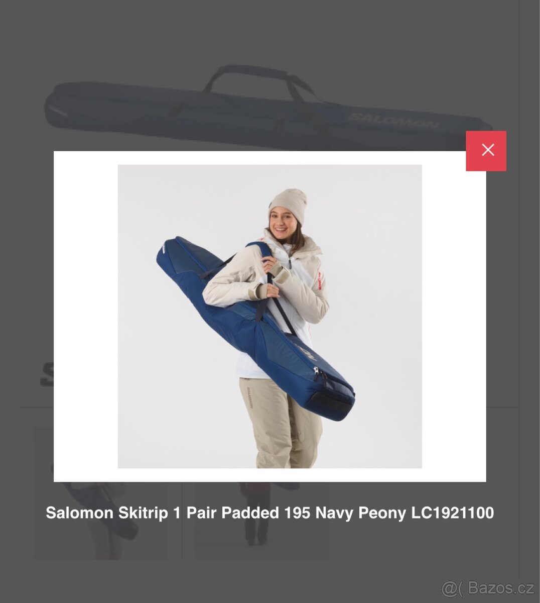 Salomon Skitrip 1 Pair Padded 195 Navy Peony LC1921100