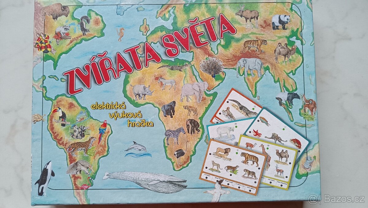 Elektrická výuková hračka - Zvířata světa