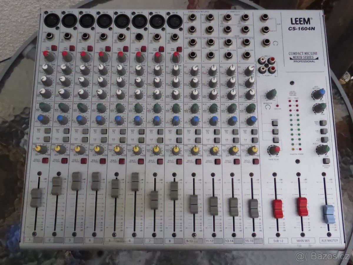 Mixážní pult analogový  LEEM CS-1604N Professional