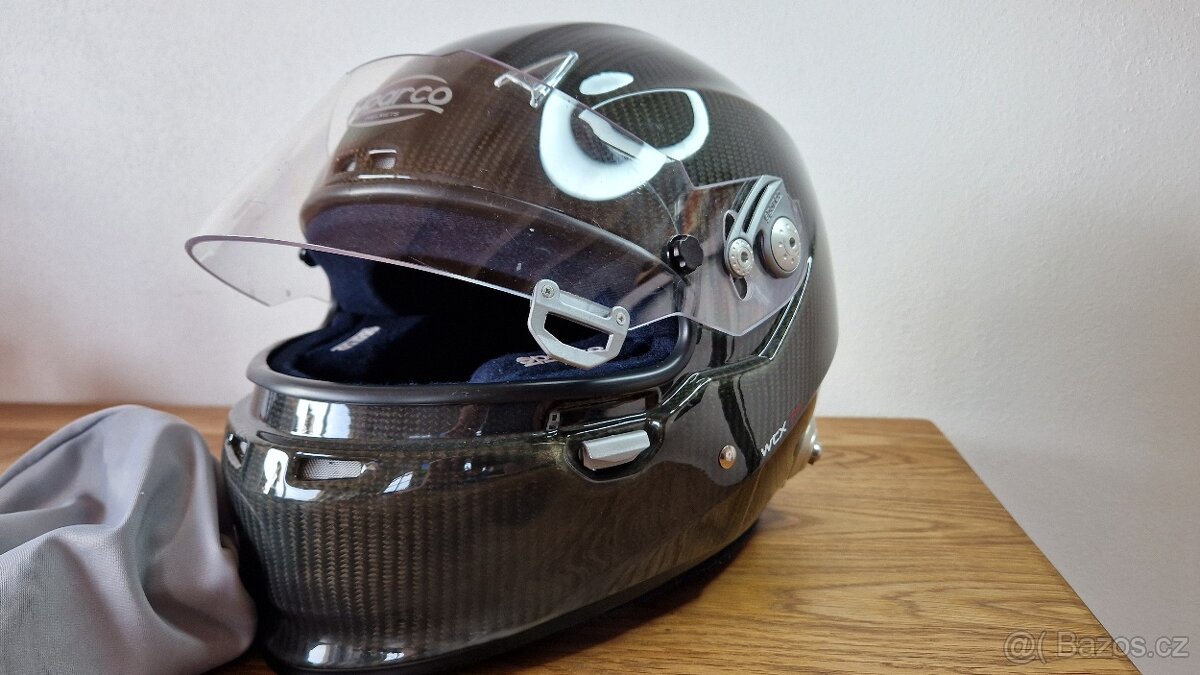 Přilba Sparco Italy WTX-9W AIR s FIA, Carbon