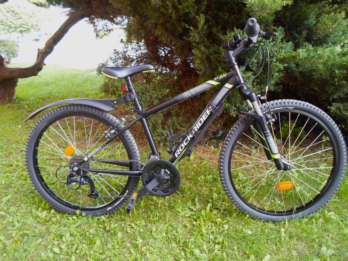 Černé dětské kolo 9-12 let, 24" palců