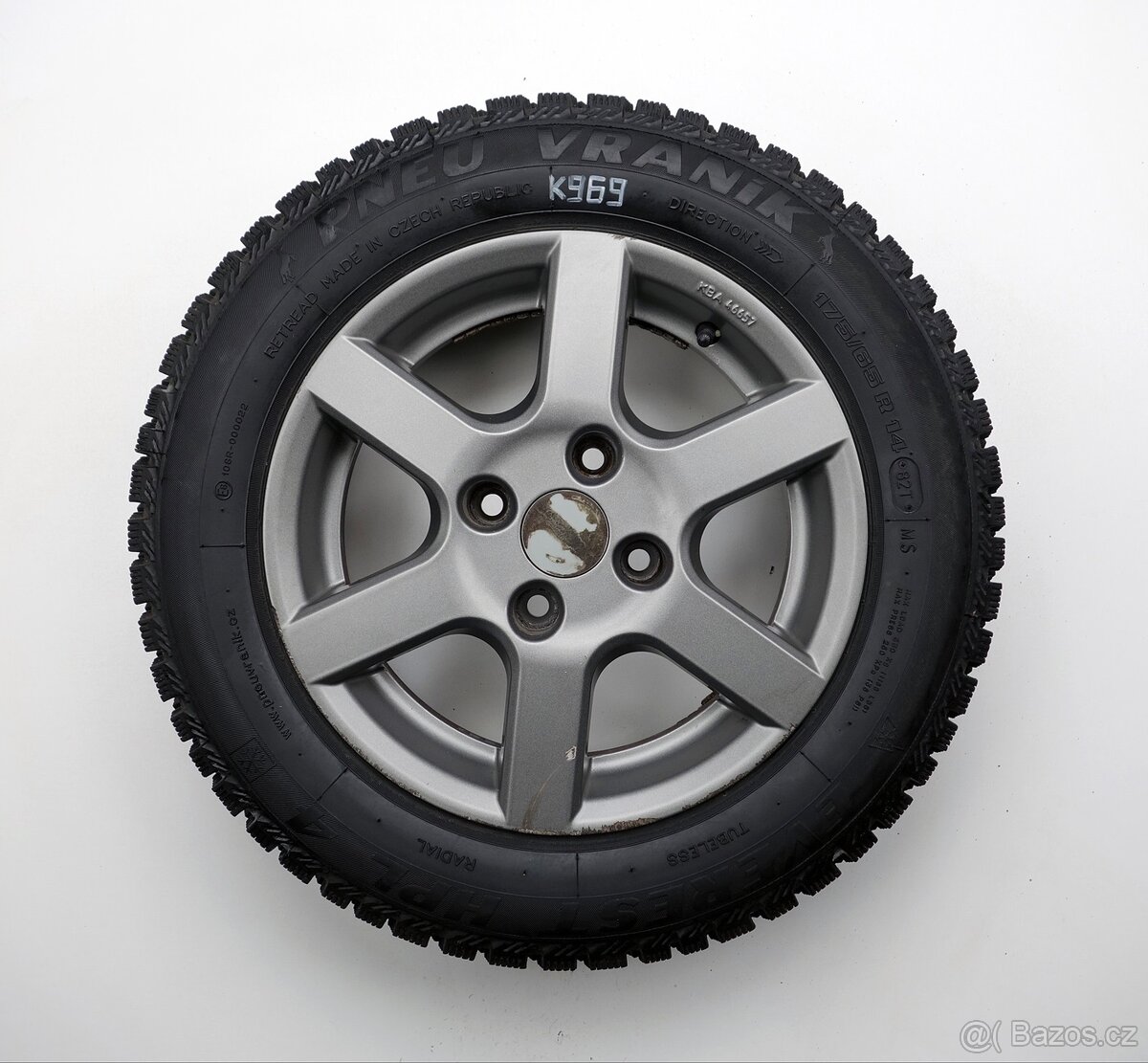 Peugeot 206 - 14" alu kola - Zimní pneu