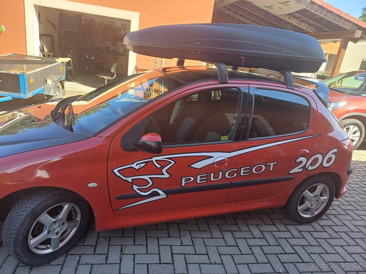 Příčníky Peugeot 206