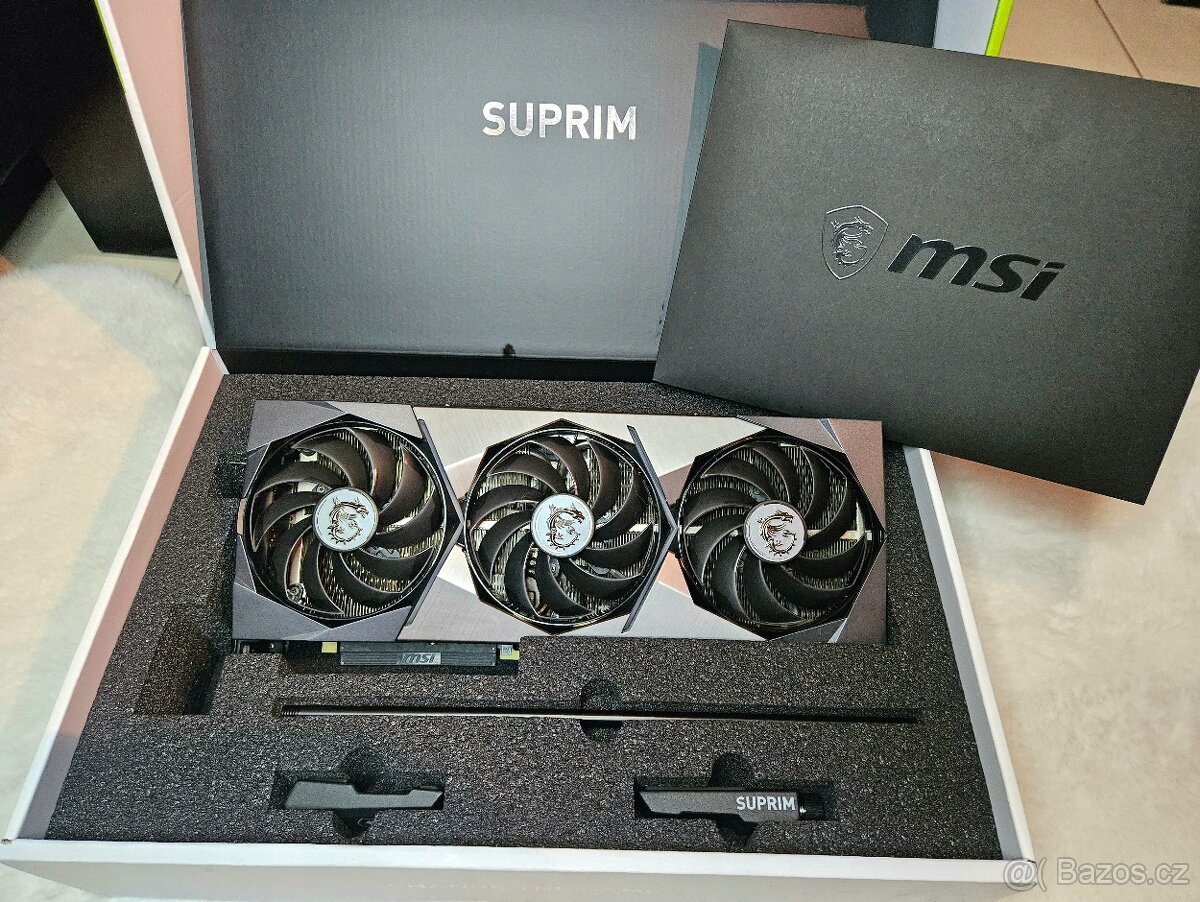 MSI GeForce RTX 3080 SUPRIM X 10G - top stav, záruka