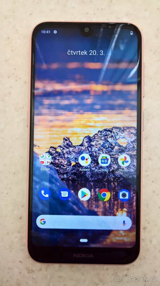 Nokia 4.2 růžová - v krásném stavu