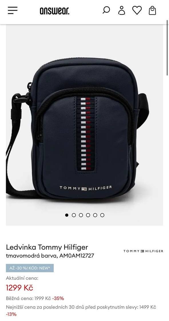 Ledvinka Tommy Hilfiger