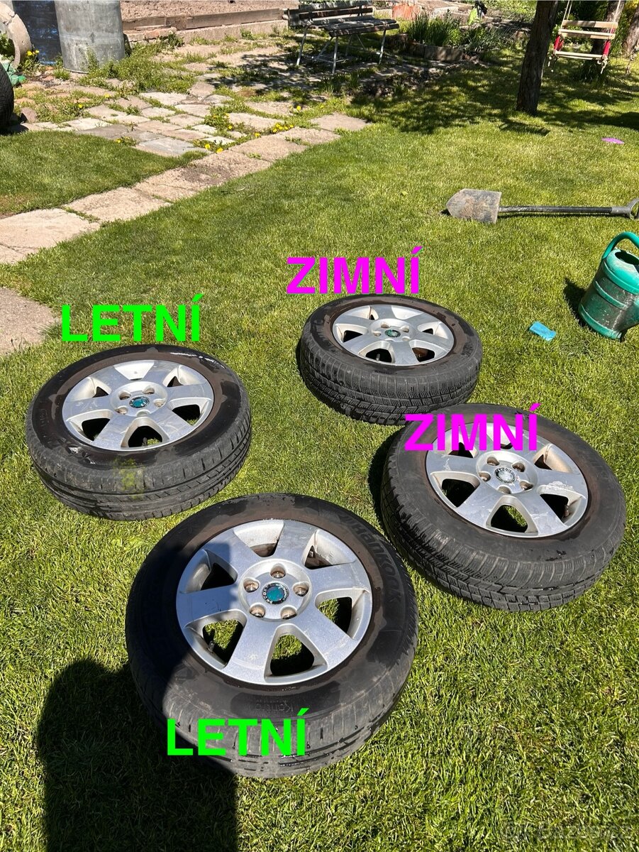 4 originální kola Škoda