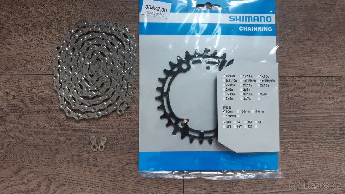 Převodník + řetěz shimano