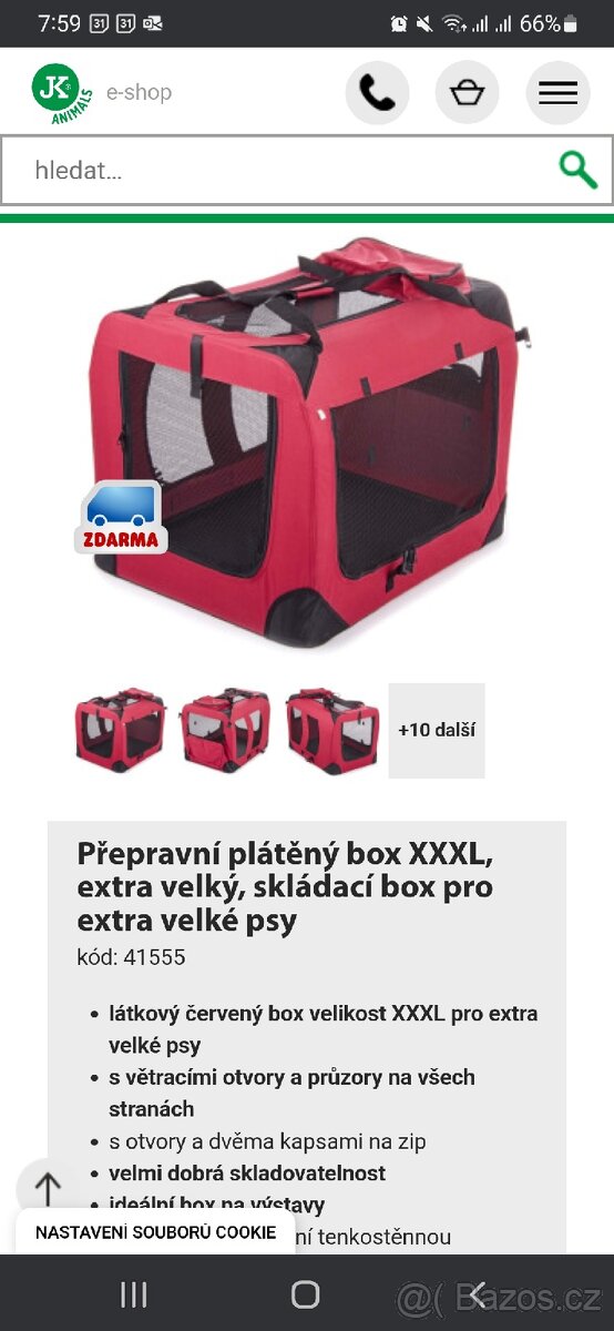 Prodám přepravku na psa HK 900 Kč