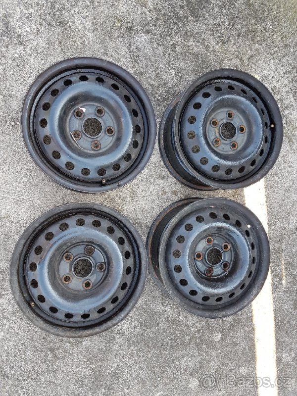 plechové disky 5x112 r15" VW
