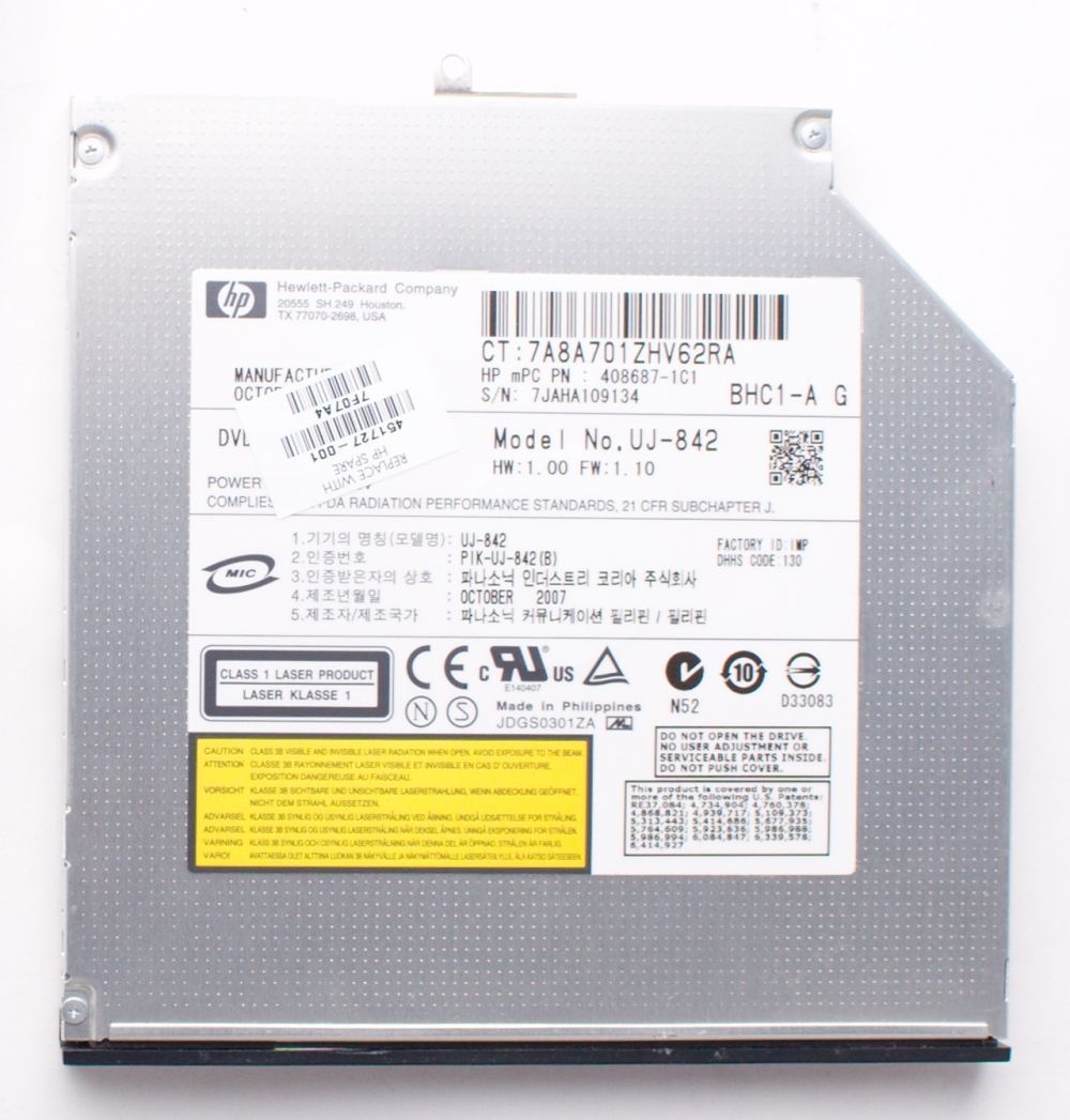 DVD vypalovačka do notebooku HP UJ-840