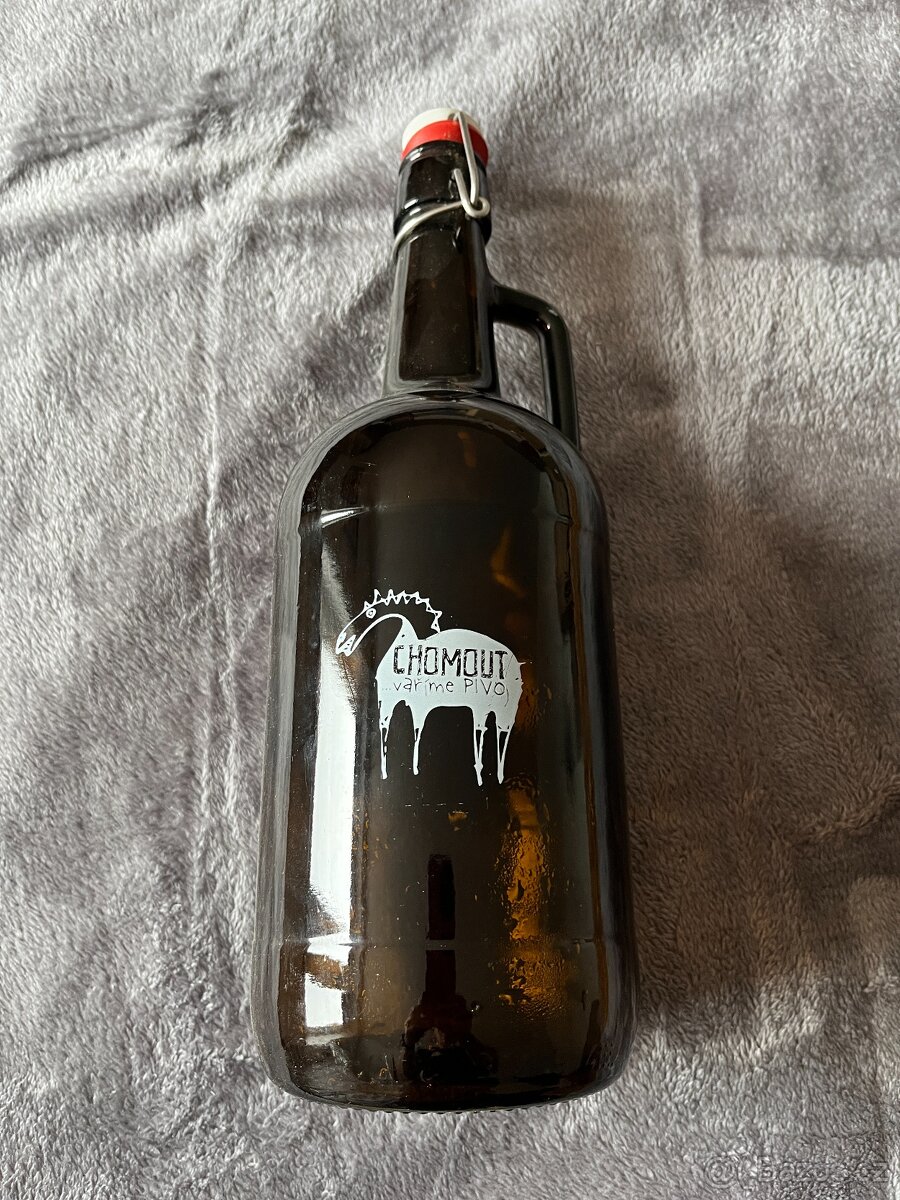 Láhev s patentem na pivo